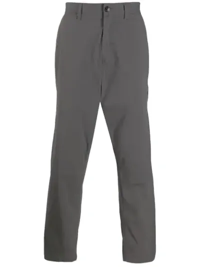 Stone Island Shadow Project Long-line Chinos In Grey