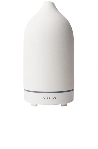 Vitruvi Stone Essential Oil Diffuser In White