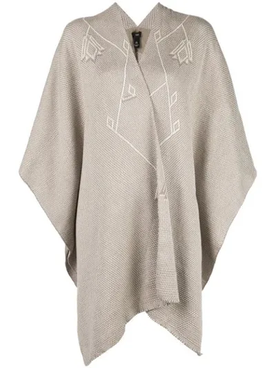 Voz Copihue Cardi-coat In Neutrals