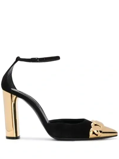 Casadei Ankle Strap Sandals In Black