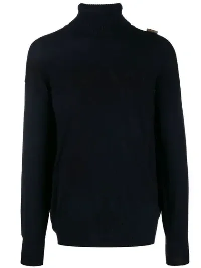 Versace Relaxed Jumper In Blue