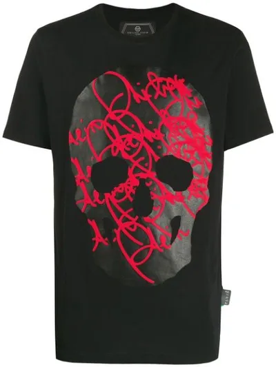 Philipp Plein Skull-print T-shirt In Black