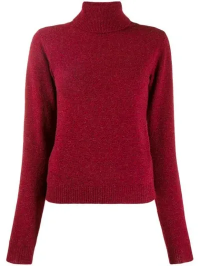 Dsquared2 Turtle Neck Sweater In Red