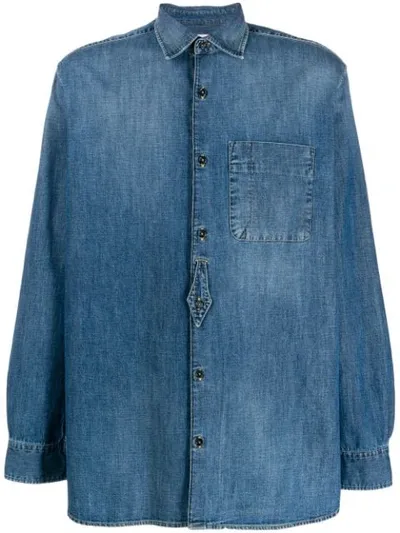 Golden Goose Denim Shirt In Blue