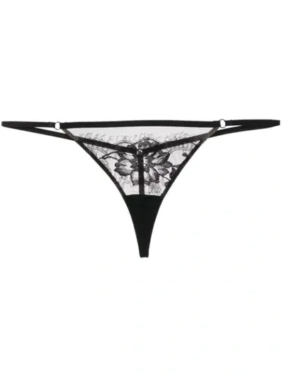 Myla Evelyn Gardens Thong In Black