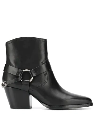 Michael Michael Kors Ranch Boots In Black