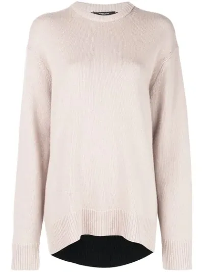 Derek Lam Two-tone Jumper In Brown