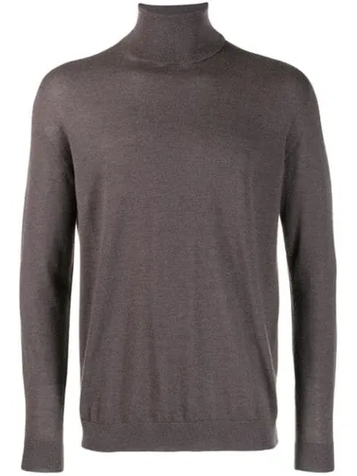 Iris Von Arnim Cashmere Rollneck Sweater In Grey