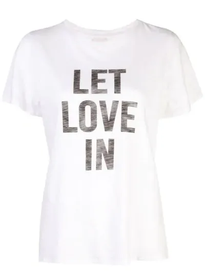 Cinq À Sept Let Love In T-shirt In White