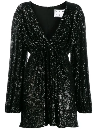 In The Mood For Love Young Sequin Dress In Black