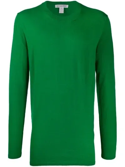 Comme Des Garçons Shirt Long Sweatshirt In Green