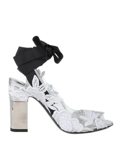 Roger Vivier Sandals In White