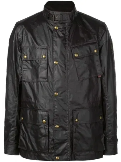 Belstaff Button Shirt Jacket In Black