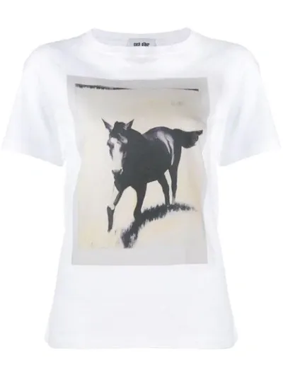 Each X Other Amanda Wall Charity Collaboration Horse T-shirt In White