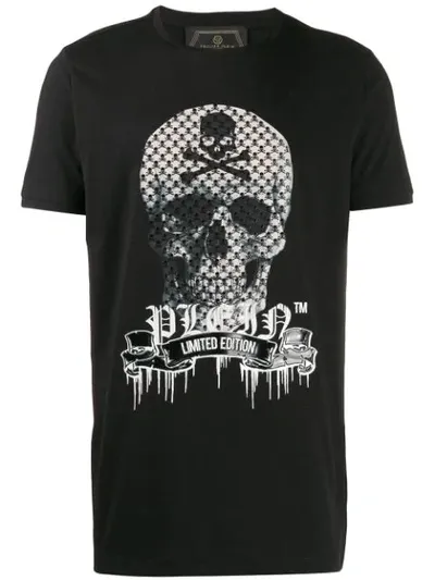 Philipp Plein Skull Printed T-shirt In Black