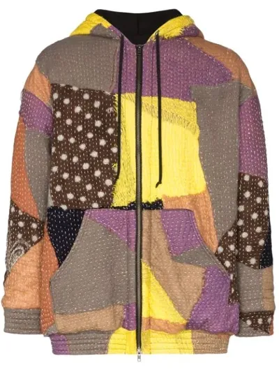 By Walid Hayden Embroidered Patchwork Jacket In 108 - Multicoloured