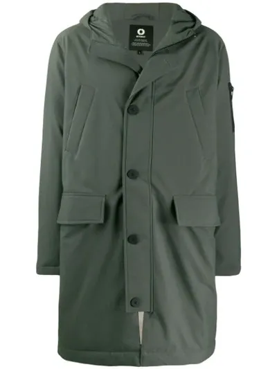 Ecoalf Oversized Parka In Green