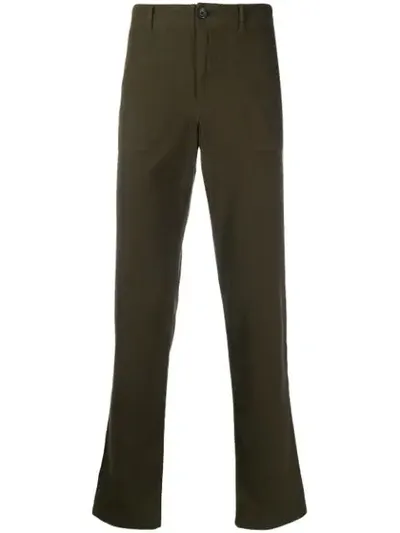 Ps By Paul Smith Straight-leg Trousers In Green