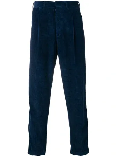 The Gigi Santiago Corduroy Trousers In Blue