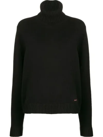 Dsquared2 Roll-neck Jumper In Black