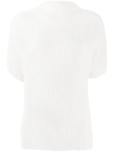 The Row Ribbed T-shirt In White