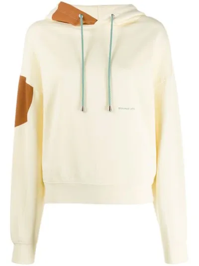 Eckhaus Latta Brick Hoodie In Yellow