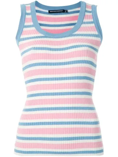 Reinaldo Lourenço Striped Knit Tank In Multicolour