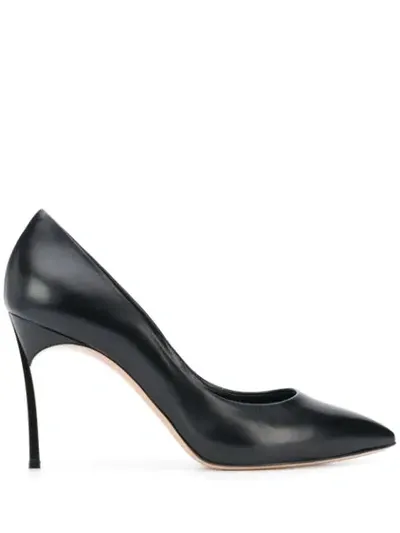 Casadei Blade Mid Pump In Black