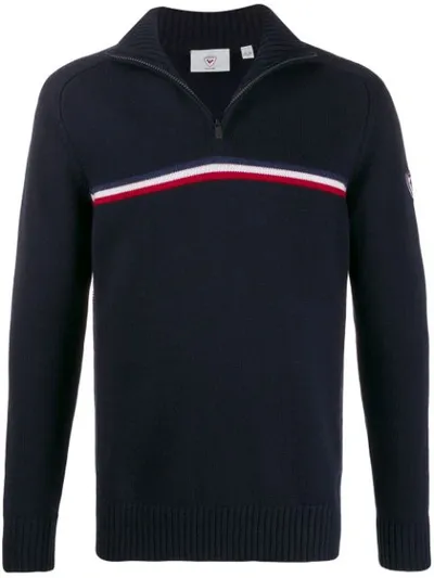 Rossignol Major Zipped Sweater In Blue