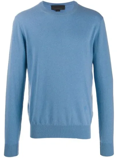 Stella Mccartney Crew Neck Jumper In Blue