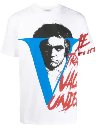 Valentino X Undercover Vvv Print T-shirt In White