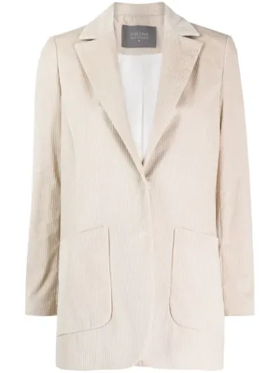 Lorena Antoniazzi Corduroy Blazer In Neutrals