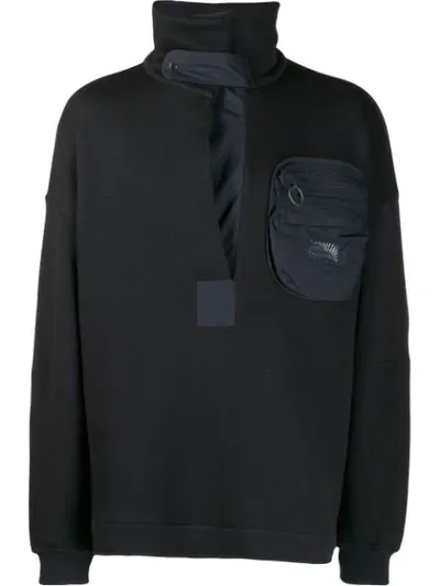 Damir Doma Patch Pocket Sweater In Black