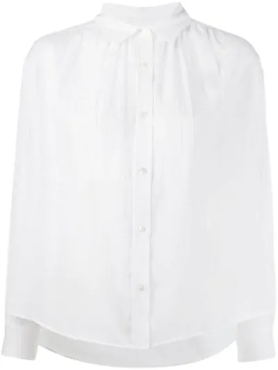 Masscob Crease Effect Shirt In White