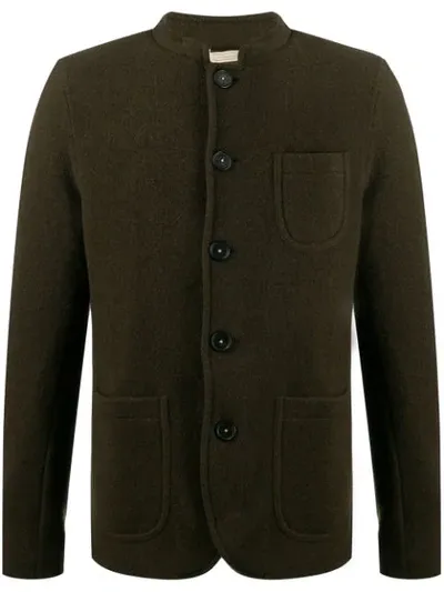 Massimo Alba Felt Nap Jacket In Green