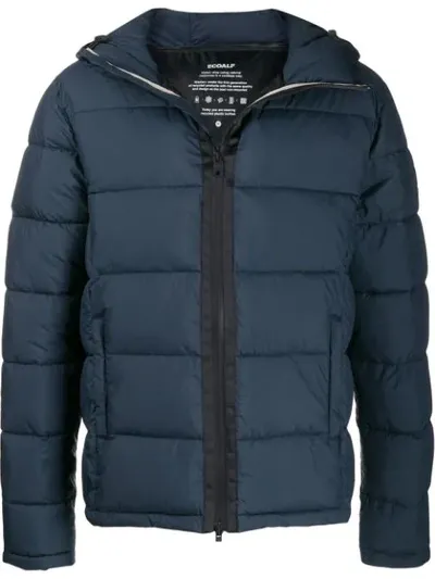 Ecoalf Padded Jacket In Blue