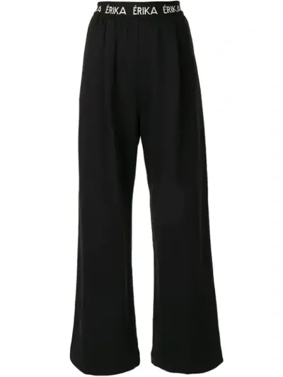 Erika Cavallini Dardo Pull-on Trousers In Black