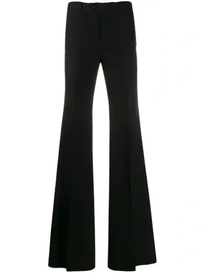 Givenchy Flared Style Trousers In Black