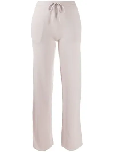 Gentry Portofino Straight Leg Track Pants In Neutrals