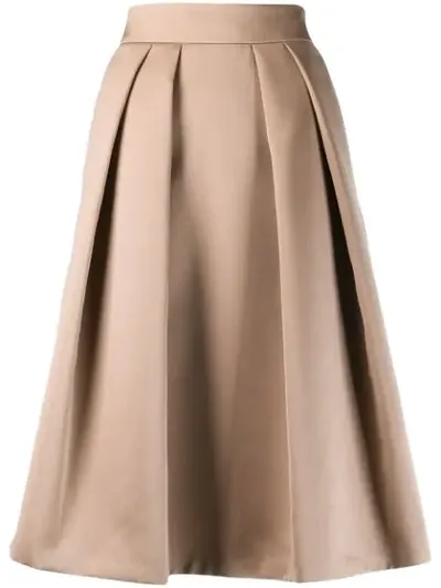 Giorgio Armani Pleated Skirt In Neutrals