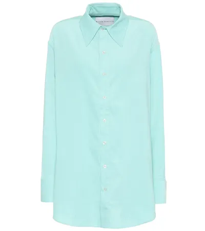 Matthew Adams Dolan Cotton-corduroy Oversized Shirt In Green