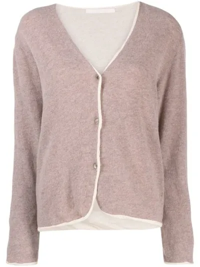 Elsa Esturgie V-neck Cardigan In Pink