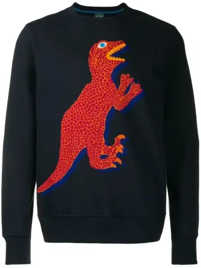 Paul Smith Dino Sweater In Blue