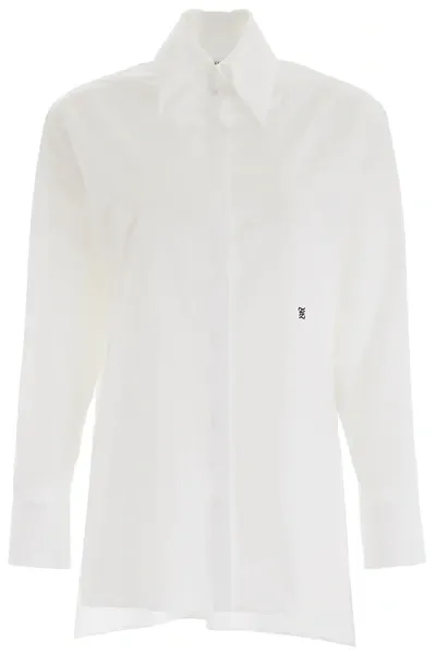 Fendi Ff Karligraphy Shirt In White