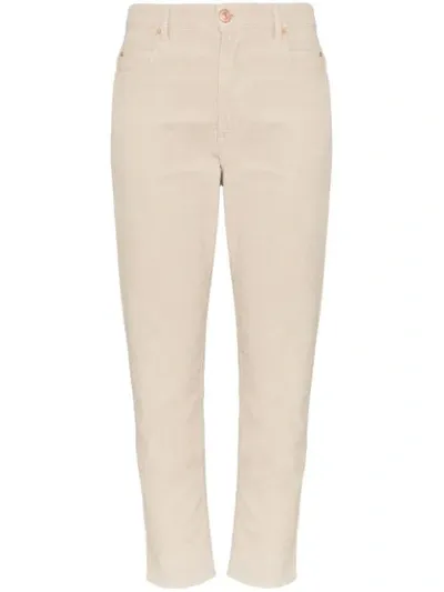 Isabel Marant Étoile Girlfriend Fit Corduroy Trousers In Neutrals