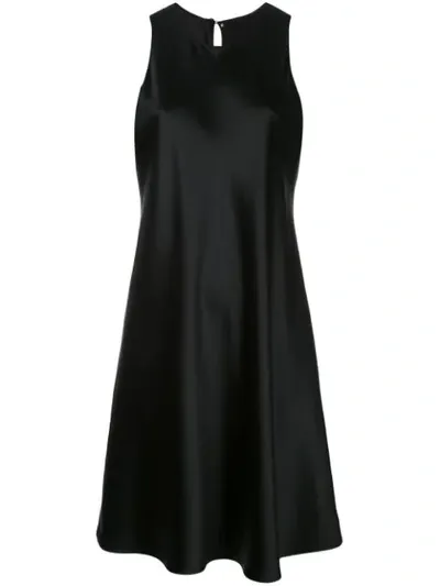 Peter Cohen Sleeveless Shift Dress In Black