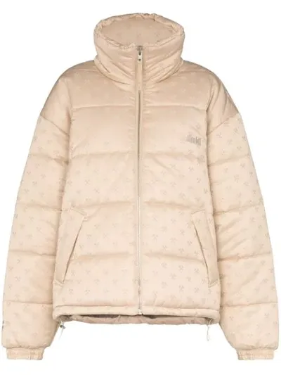 Gmbh Debs Oversized Padded Wool-blend Jacquard Jacket In Neutrals