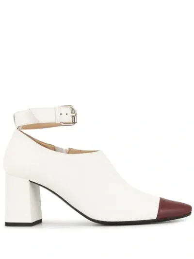 Ports 1961 Contrast Toe Cap Boots In White