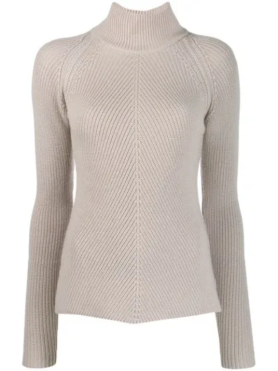 Gentry Portofino Turtleneck Sweater In Neutrals