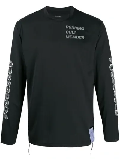 Satisfy Running Cult Member Jumper In Black